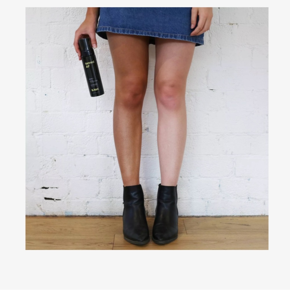 b.tan | tanned AF 200mL Bottle | Tanning Mousse Travel Darkest Color Self Tan 2 - Picture 4 of 13